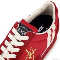 「STRICT-G × PATRICK 『機動戦士ガンダム』ボストン スニーカー」の「RED COMET（レッド）」。