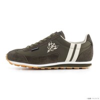 「STRICT-G × PATRICK 『機動戦士ガンダム』ボストン スニーカー」の「ZEON（グリーン）」。