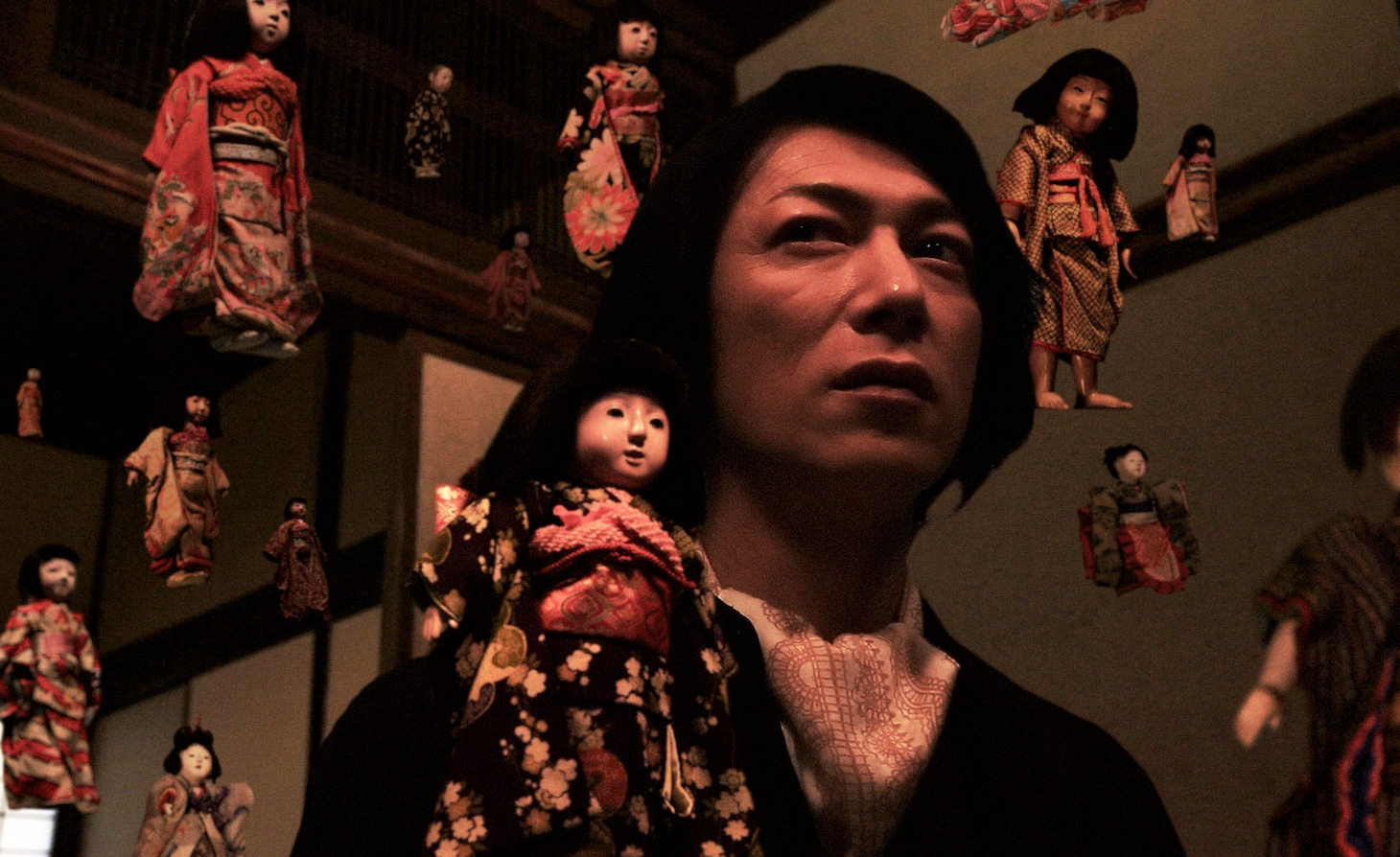 実写映画「夢幻紳士 人形地獄」より。