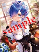 ひたきゆう描き下ろしの「Re:ゼロから始める異世界生活」B2ポスターも付録として用意された。
