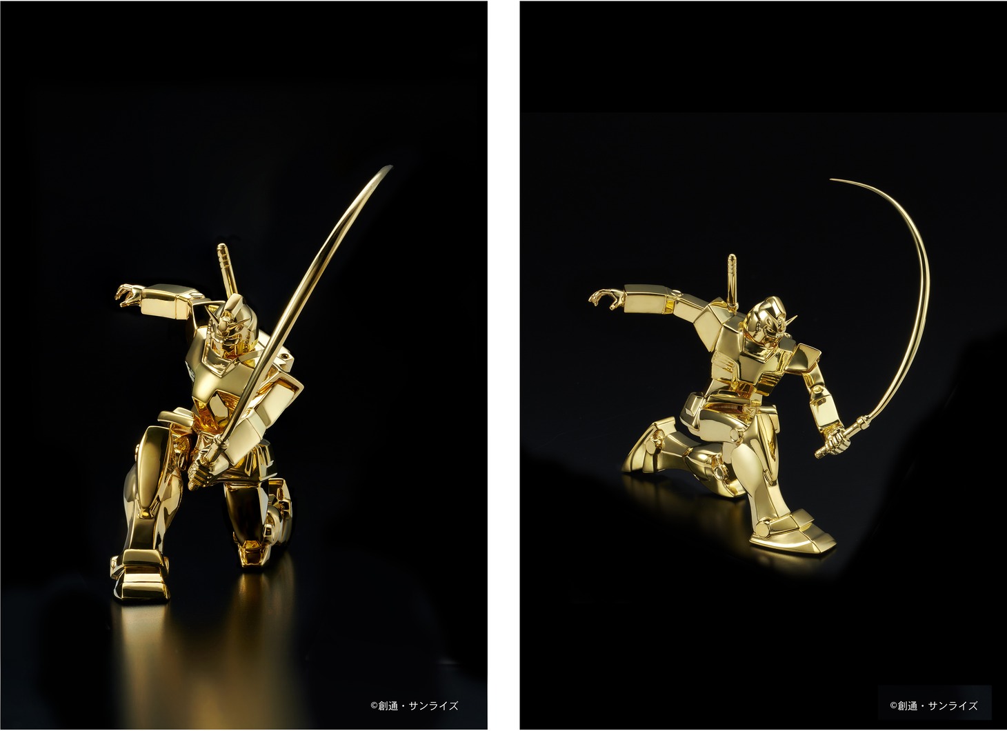 「純金像 RX-78-2 ガンダム（ビームサーベルVer.）」