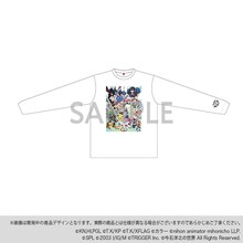 「今石洋之の世界 キービジュアル ロングTシャツ」ホワイト