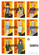 コラボメニュー注文特典のポストカード第1弾。