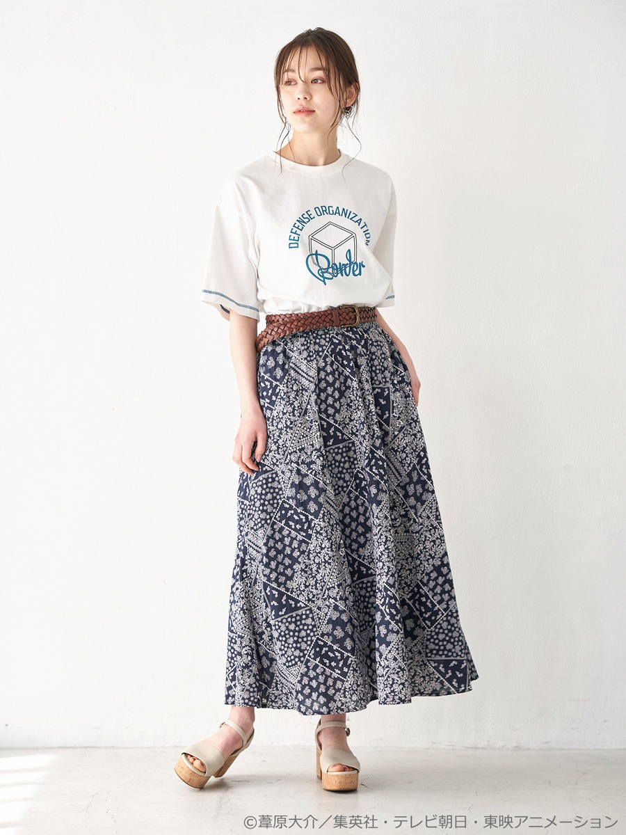 「ワールドトリガー カラーステッチTシャツ」着用イメージ