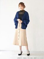 「ワールドトリガー ニットカーディガン」着用イメージ