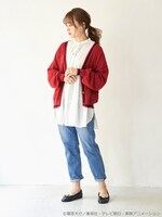 「ワールドトリガー ニットカーディガン」着用イメージ