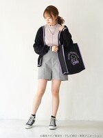 「ワールドトリガー ニットカーディガン」着用イメージ