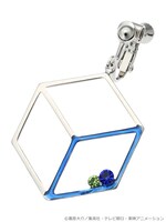 「ワールドトリガー キューブモチーフイヤリング」