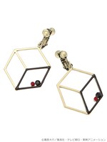 「ワールドトリガー キューブモチーフイヤリング」