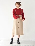 「ワールドトリガー ニットプルオーバー」着用イメージ