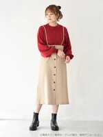 「ワールドトリガー ニットプルオーバー」着用イメージ