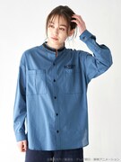 「ワールドトリガー スタンドカラーシャツ」着用イメージ