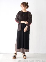 「ワールドトリガー スタンドカラーシャツ」着用イメージ