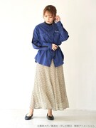 「ワールドトリガー スタンドカラーシャツ」着用イメージ