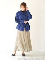 「ワールドトリガー スタンドカラーシャツ」着用イメージ