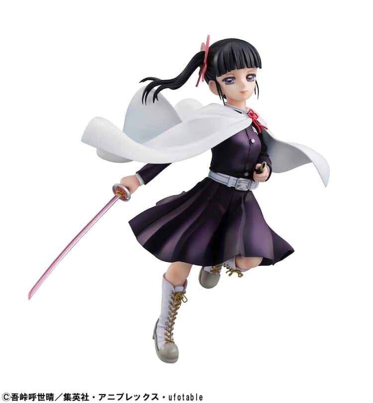 鬼滅の刃」穏やかな表情で日輪刀を振るう栗花落カナヲがフィギュアに 