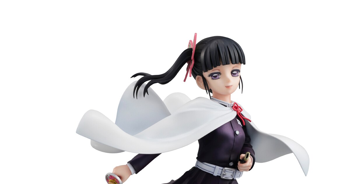 鬼滅の刃」穏やかな表情で日輪刀を振るう栗花落カナヲがフィギュアに 