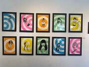 「BAD GIRLS」展の様子。