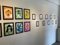 「BAD GIRLS」展の様子。