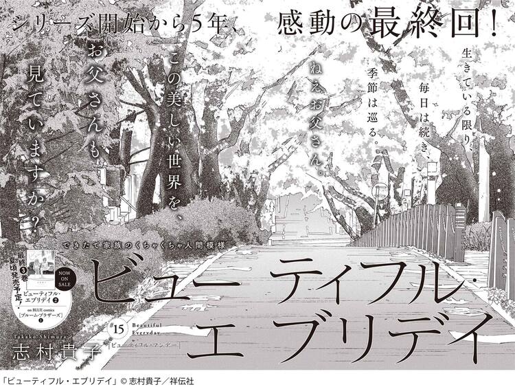 志村貴子が描く義兄妹ラブ ビューティフル エブリデイ Fyで完結 次号に高野ひと深 コミックナタリー