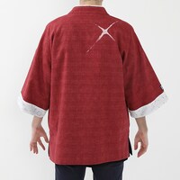 緋村剣心をイメージした羽織。