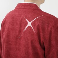 緋村剣心をイメージした羽織。