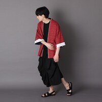 緋村剣心をイメージした羽織。