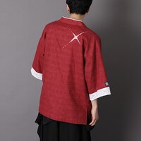 緋村剣心をイメージした羽織。