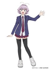 長名なじみ（CV：村川梨衣）のキャラクタービジュアル。只野くんの幼なじみ。コミュ力がずば抜けて高く、数分で誰とでも仲良くなれるが、古見さんだけは「過去の因縁」があって苦手らしい。普段からスカートを履いて“女子生徒”の格好をしているが、中学までは学ランを着て“男子生徒”の格好をしていた。