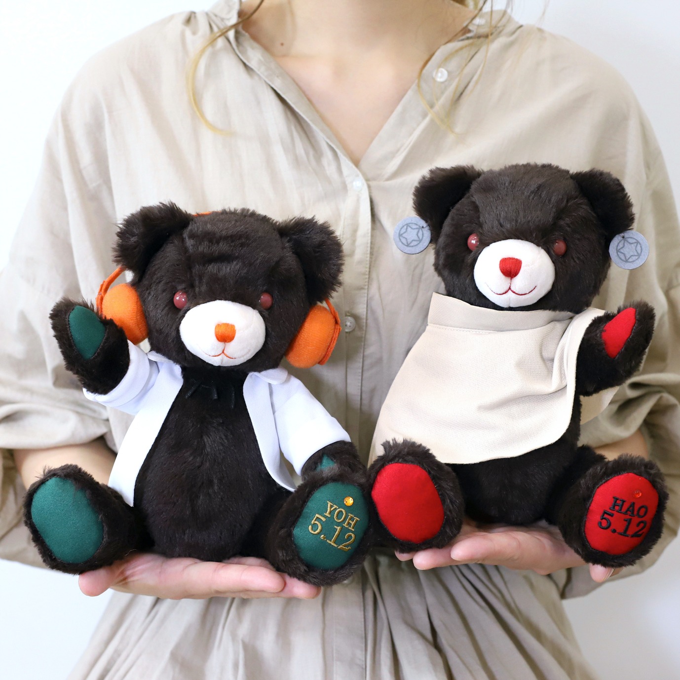 麻倉葉とハオのイメージベア。