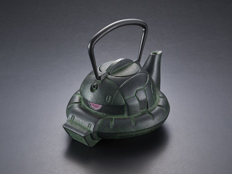 「南部鉄器鉄瓶ZAKU（GREEN）」