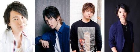 左から木村良平、KENN、仲村宗悟、濱野大輝。