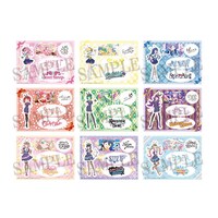 先行販売商品のステッカー（トレーディング仕様）。