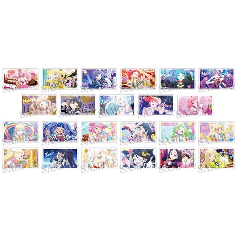 ダッシュストア限定商品のアクリルバッジ(トレーディング仕様)。
