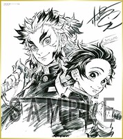 完全生産限定版のメーカー先着予約・購入特典・キャラクターデザイン松島晃描き下ろし色紙。