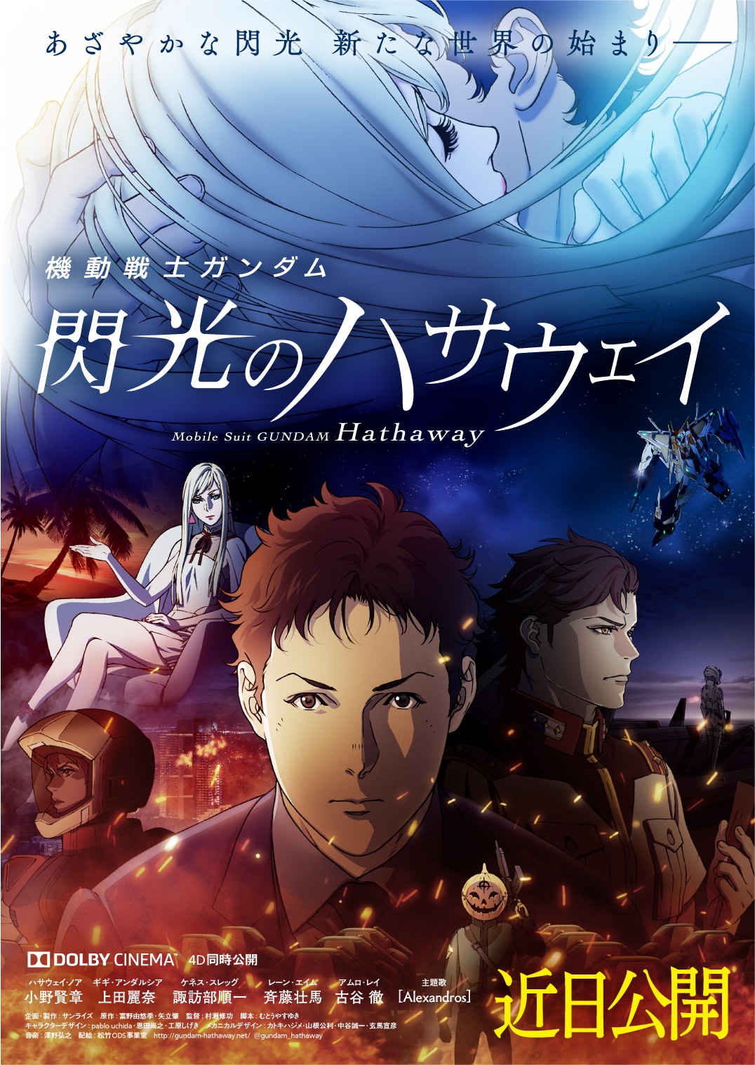 「機動戦士ガンダム 閃光のハサウェイ」ポスター (c)創通・サンライズ