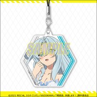 C賞の「アクリルストラップ」。