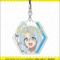 C賞の「アクリルストラップ」。