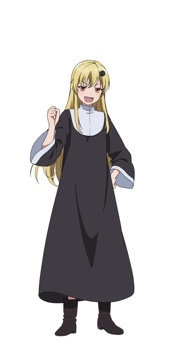 ミリア（CV：峯田茉優）。元鬼で、「髪鬼」と名乗っていた。(c)クール教信者・ヨハネ/講談社/「ピーチボーイリバーサイド」製作委員会