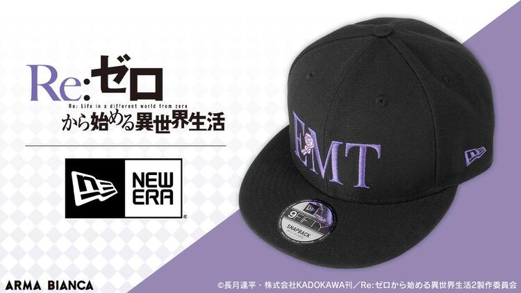 エミリアたん・マジ・天使！リゼロ×NEW ERA「EMT」キャップなど 