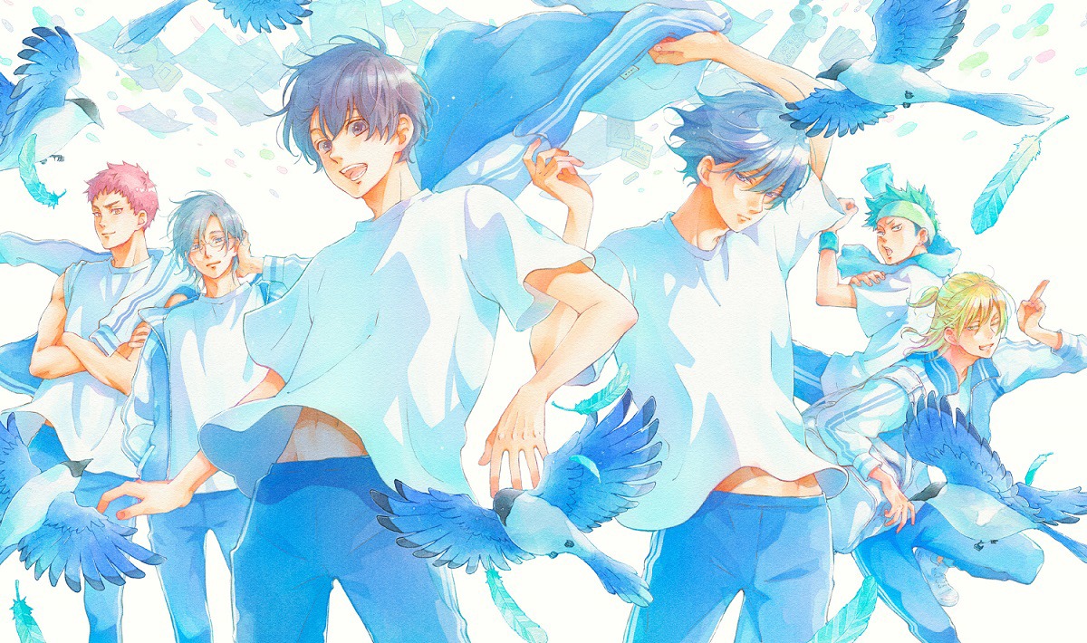 TVアニメ「バクテン!!」Blu-ray / DVD第1巻のろびこ描き下ろしジャケットイラスト。