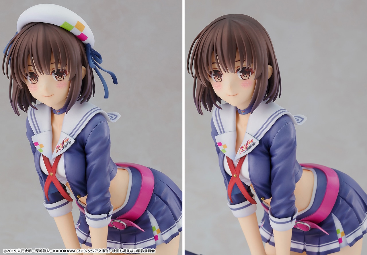 冴えカノ」レースクイーン姿の加藤恵フィギュア、深崎暮人のイラストも