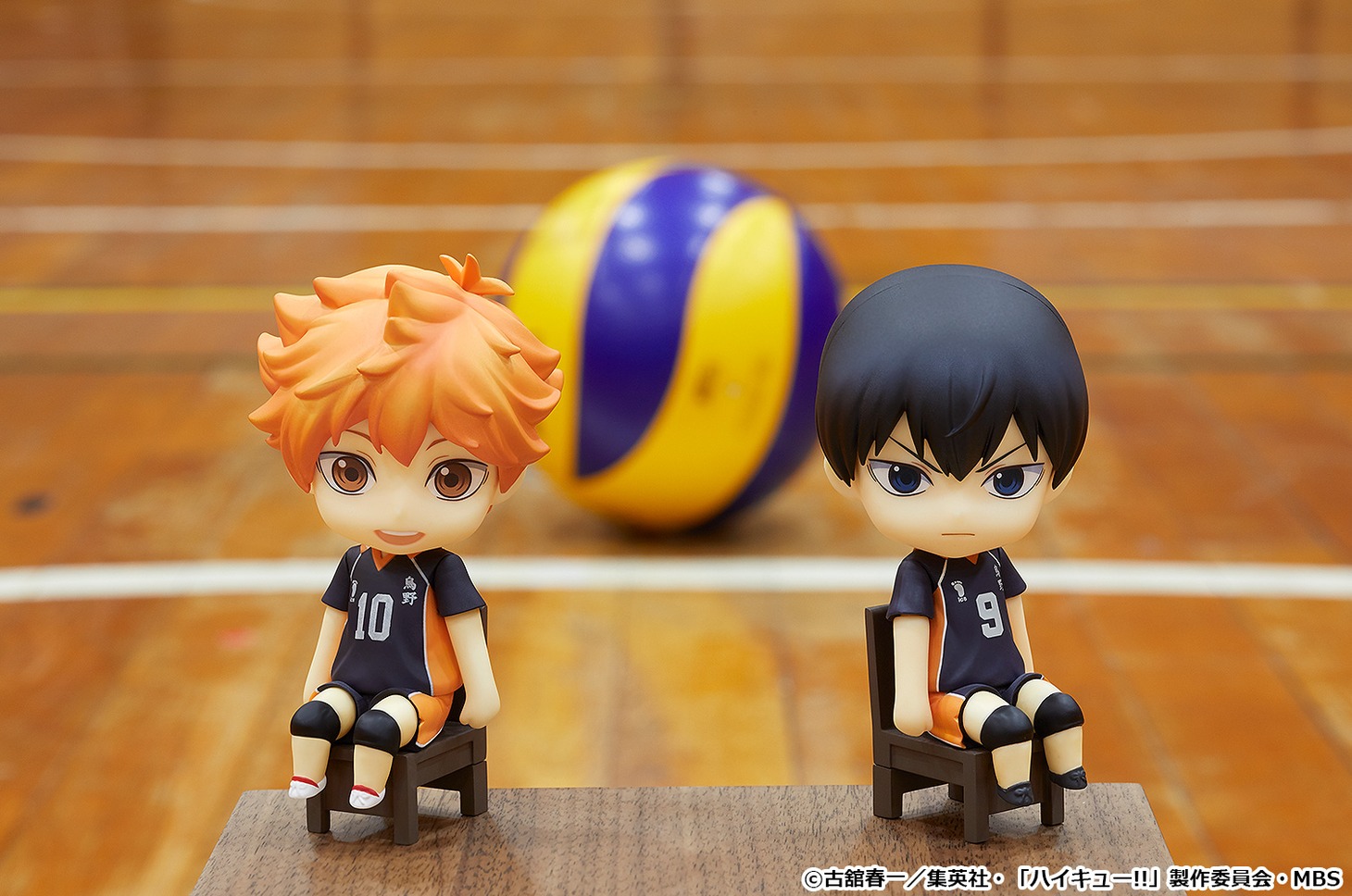 左から「ねんどろいど Swacchao! 日向翔陽」、「ねんどろいど Swacchao! 影山飛雄」。(c)古舘春一／集英社・「ハイキュー!!」製作委員会・MBS