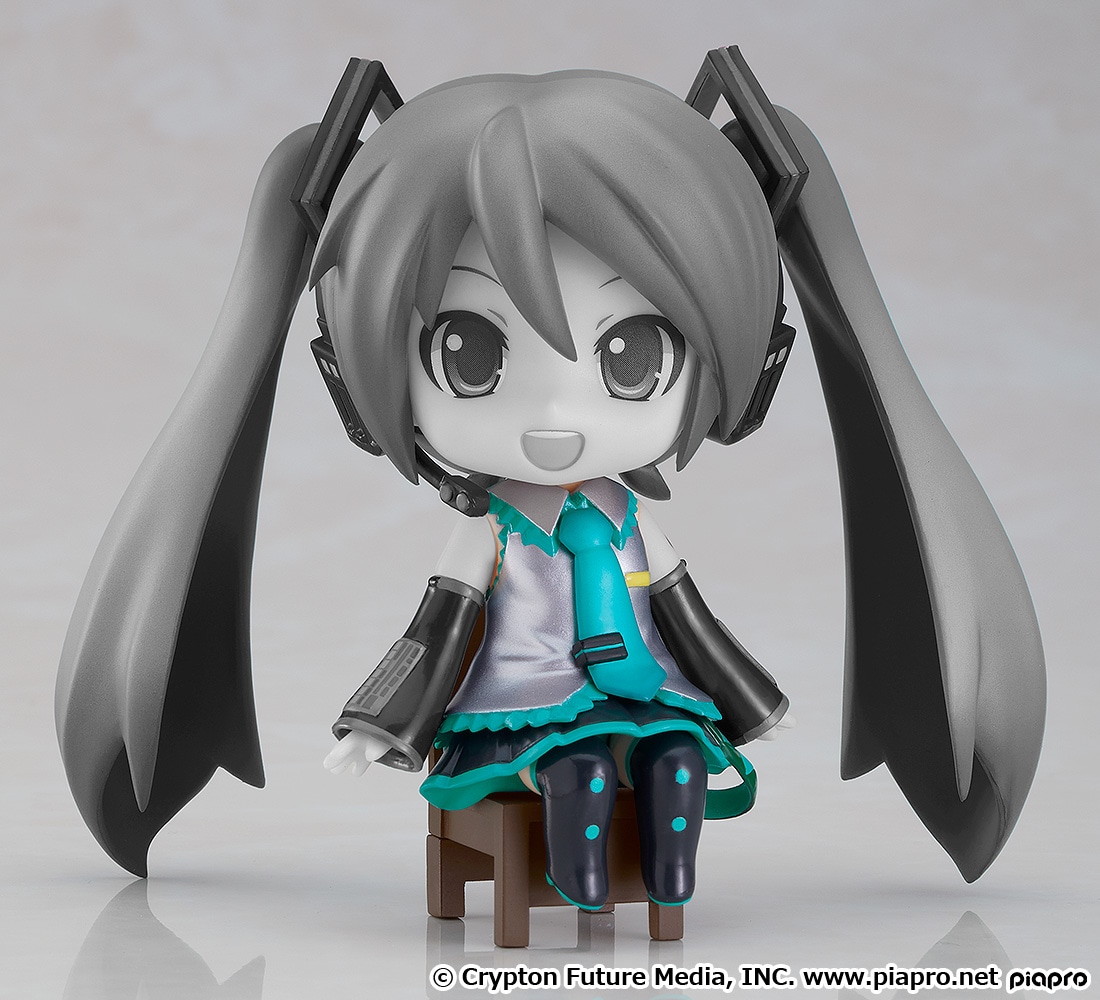 「ねんどろいど 初音ミク 2.0」と組み合わせて使えば「ねんどろいど Swacchao!」となる追加パーツセットも販売される。カラー部分がパーツのセット内容。(c) Crypton Future Media, INC. www.piapro.net