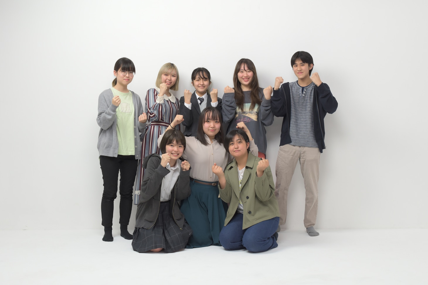 「アニメづくり沼 高校生 青春リレーアニメ編」に出演する東京・総合芸術高校。（写真提供：NHK）