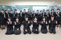 「アニメづくり沼 高校生 青春リレーアニメ編」に出演する香川・善通寺第一高校。（写真提供：NHK）