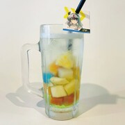 米とサーカスで提供される「ロゼのフルーツポンチ」。