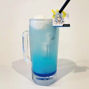 米とサーカスで提供される「スノウのカルピスソーダ」。