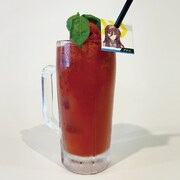 米とサーカスで提供される「グリムのトマトジュース」。