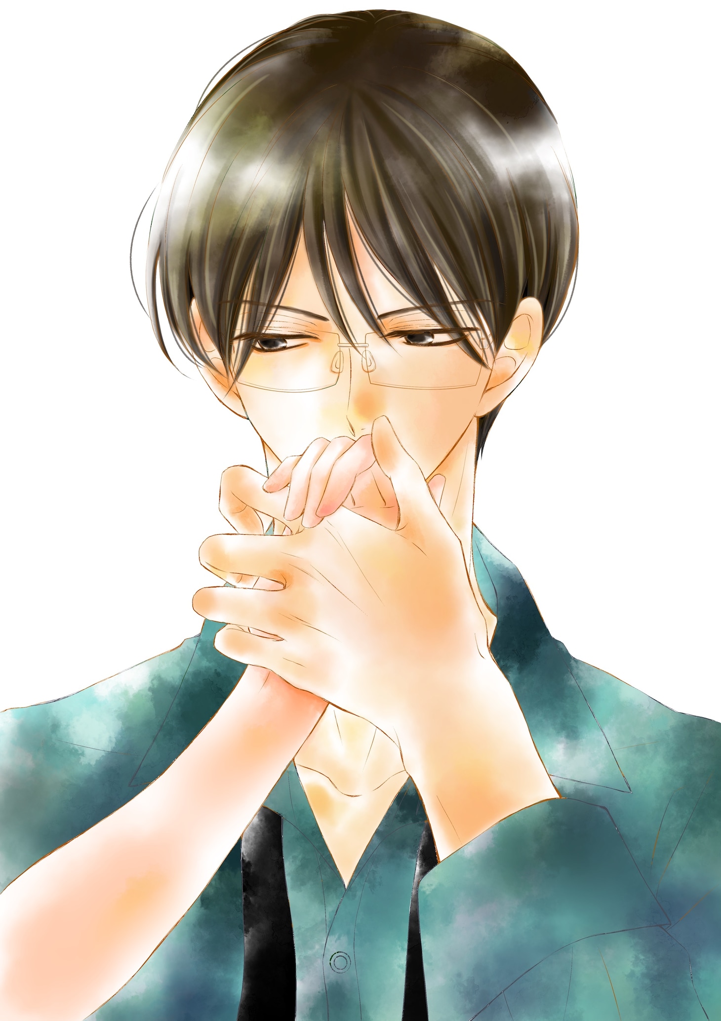 「痴情の接吻」より上条忍。(c)如月ひいろ/小学館